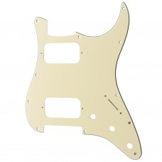 MX2248CM Пикгард для электрогитары Fender Stratocaster HH, 3 слоя, кремовая, Musiclily