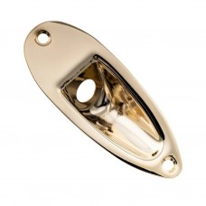 MX2640GD Накладка выходного разъема гитары Strat, золото, Musiclily