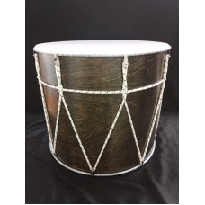 MZ-B11-LewKL Барабан кавказский 11", лак эбеновое дерево, с чехлом, MEZZO