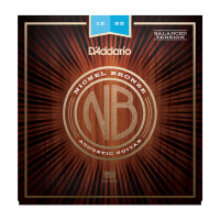 Комплект струн для акустической гитары D'Addario NB1252BT Nickel Bronze, Balanced Light, 12-52