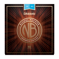 Комплект струн для акустической гитары D'Addario NB1253 Nickel Bronze, Light, 12-53