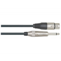 Микрофонный кабель Leem NMH-20, XLRf-6.3 6м