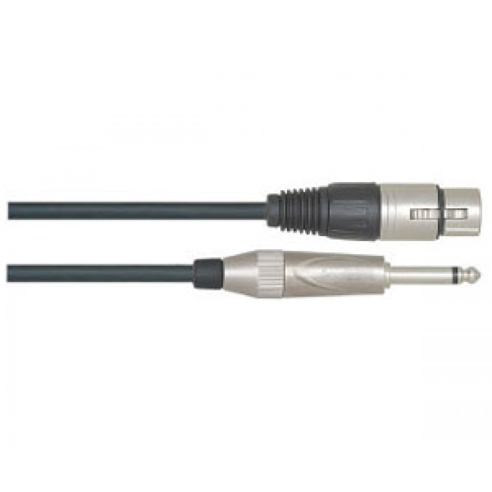 NMH-30 Микрофонный кабель XLRf-6.3 9м LEEM