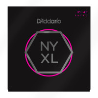 Комплект струн для электрогитары D'Addario NYXL0942 NYXL, никелированные, Super Light, 09-42