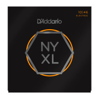 Комплект струн для электрогитары D'Addario NYXL1046 NYXL, никелированные, Regular Light, 10-46