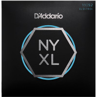 Комплект струн для электрогитары D'Addario NYXL1152 NYXL, MTop / HBottom, 11-52