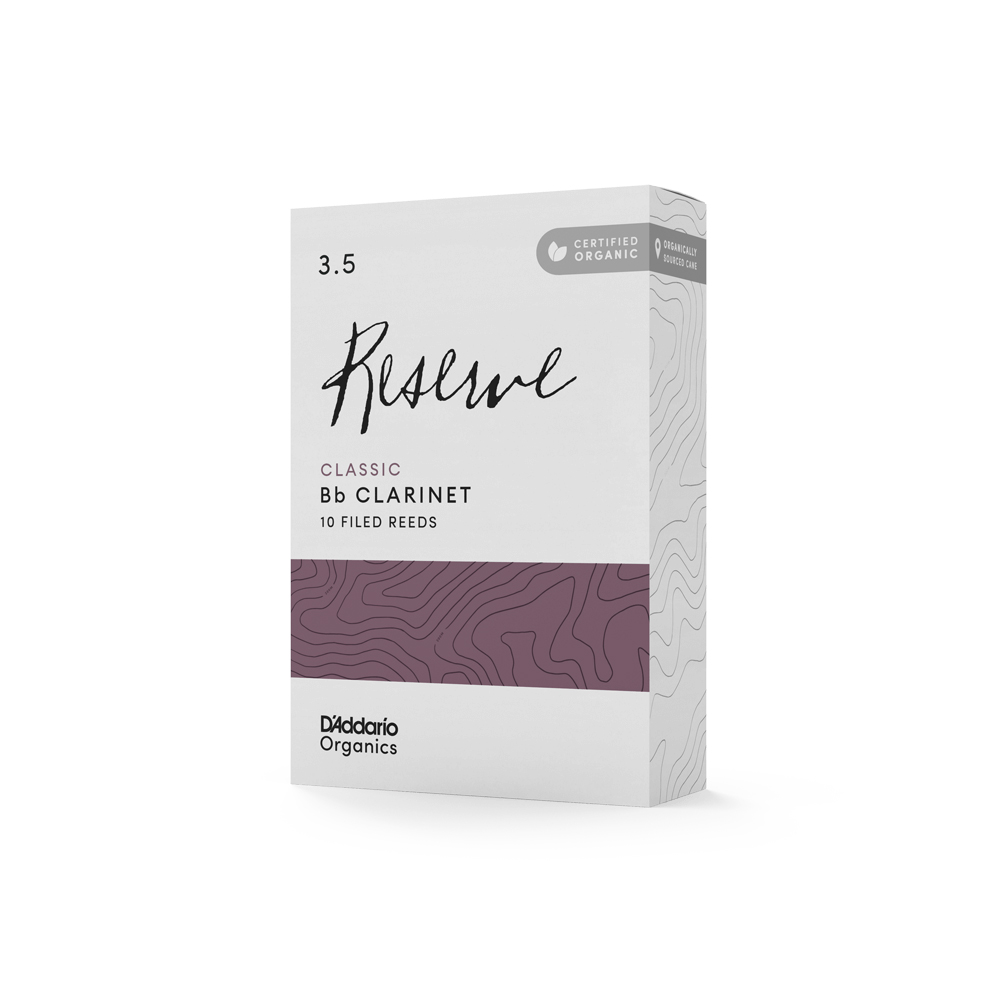 ODCT1035 Organic Reserve Classic Трости для кларнета Вb, размер 3.5, 10 шт, Rico