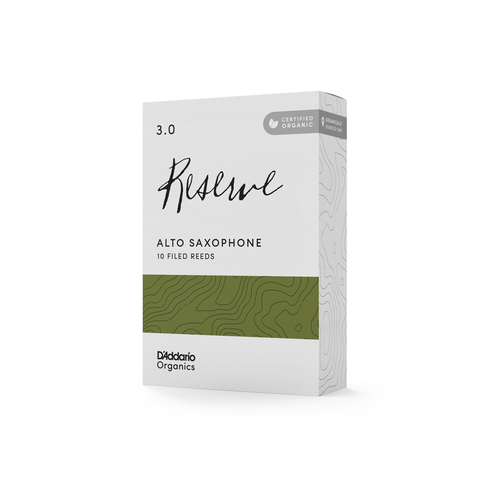 ODJR1030 Organic Reserve Трости для саксофона альт, размер 3.0, 10 шт., Rico