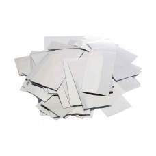 OMCS Конфетти металлизированное 20х50мм, серебрянный, упаковка 1 кг, Foix