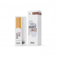 ORRS05BSX4S Organic Select Jazz Unfiled Трости для саксофона баритон, размер 4S, 5шт, D'Addario