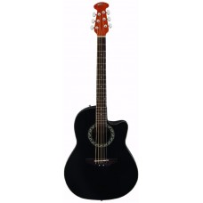 Applause AB24A-5 Balladeer Mid Cutaway Black акустическая гитара с вырезом