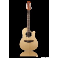 Applause AB2412-4 Balladeer Mid Cutaway Natural 12-струнная электроакустическая гитара с вырезом