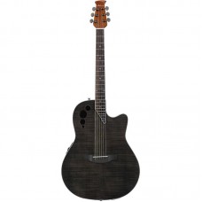 APPLAUSE AE44IIP-TBKF Elite Mid Cutaway Trans Black Flame электроакустическая гитара