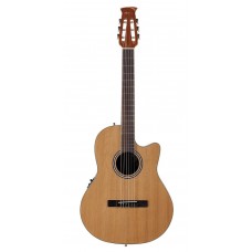 APPLAUSE AB24CII-CED Balladeer Mid Cutaway Nylon Natural Satin электроакустическая гитара