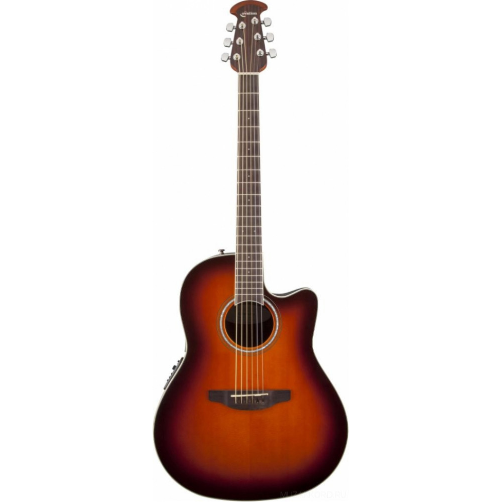 Ovation CS24-1 Celebrity Standard Mid Cutaway Sunburst электроакустическая гитара с вырезом