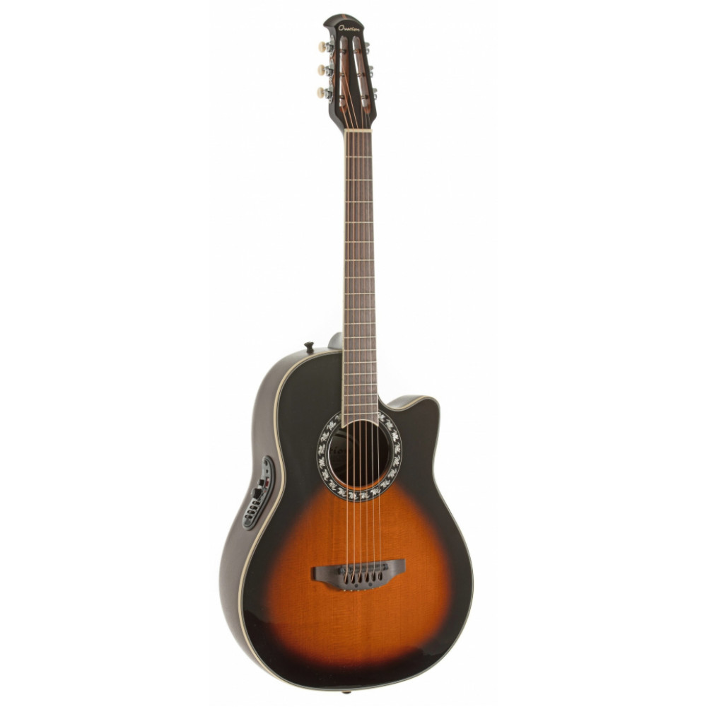 OVATION 1614AX-1 Europe Special Folklore Tobacco Sunburst гитара электроакустическая с кейсом