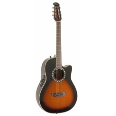 OVATION 1614AX-1 Europe Special Folklore Tobacco Sunburst гитара электроакустическая с кейсом