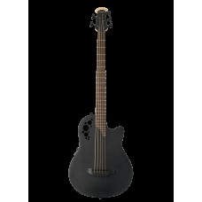 Ovation B7785TX-5 Elite Mid Cutaway Black Textured 5-струнная электроакустическая бас-гитара, цвет черный текстурированный