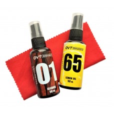 OVTSound-oil.and.cl.50ml Комплект для ухода за накладкой: масло, очиститель, салфетка, OVTSound