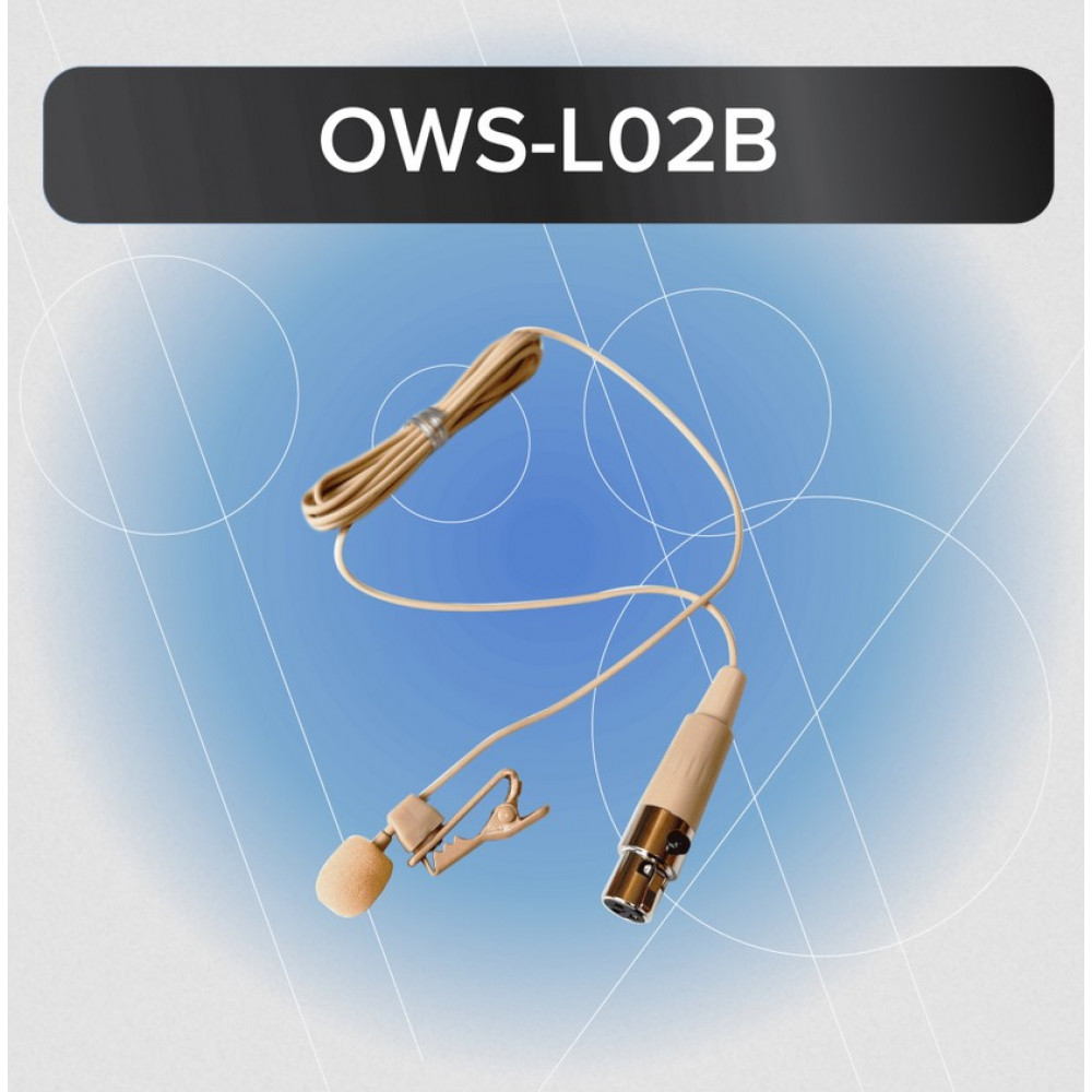 Петличный микрофон Октава OWS-L02B, бежевый