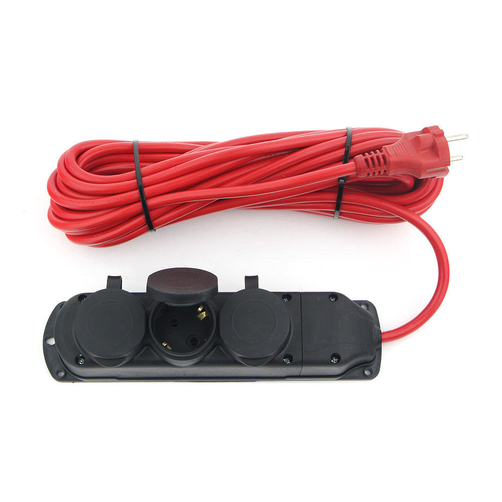 PC-3G-3B-10(IP) Power Cube Удлинитель влагозащищенный IP44, 16А, 3 р, 10м, Электрическая мануфактура