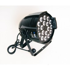 PLC006 Светодиодный прожектор, RGBWAUV 18х12Вт, Bi Ray