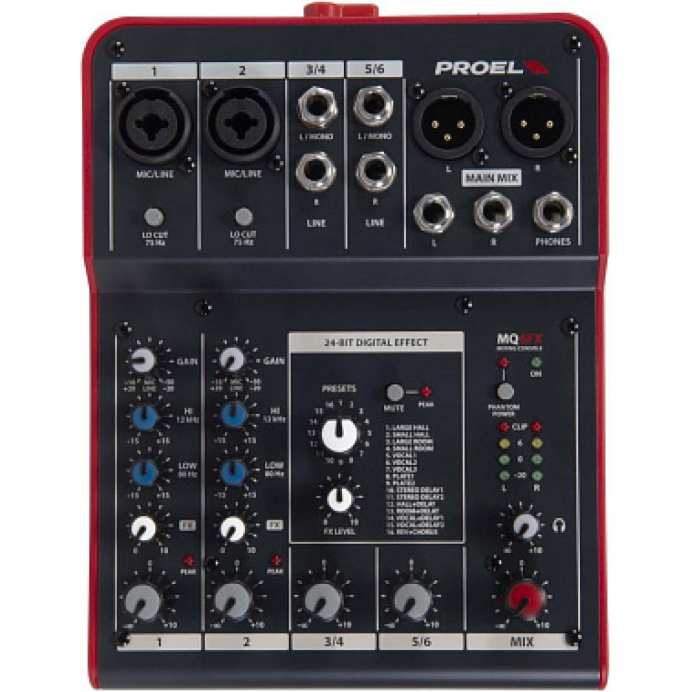 Микшерный пульт PROEL MQ6FX