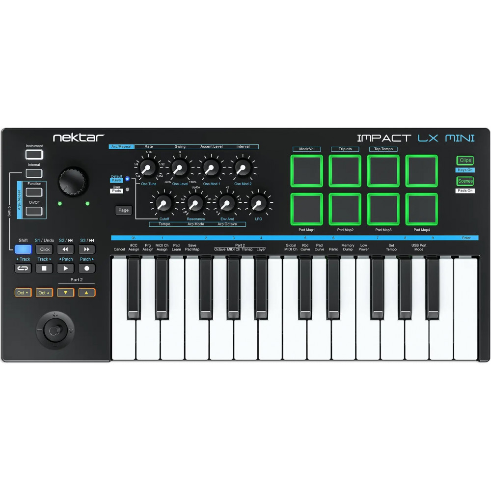 MIDI-клавиатура NEKTAR IMPACT LX MINI