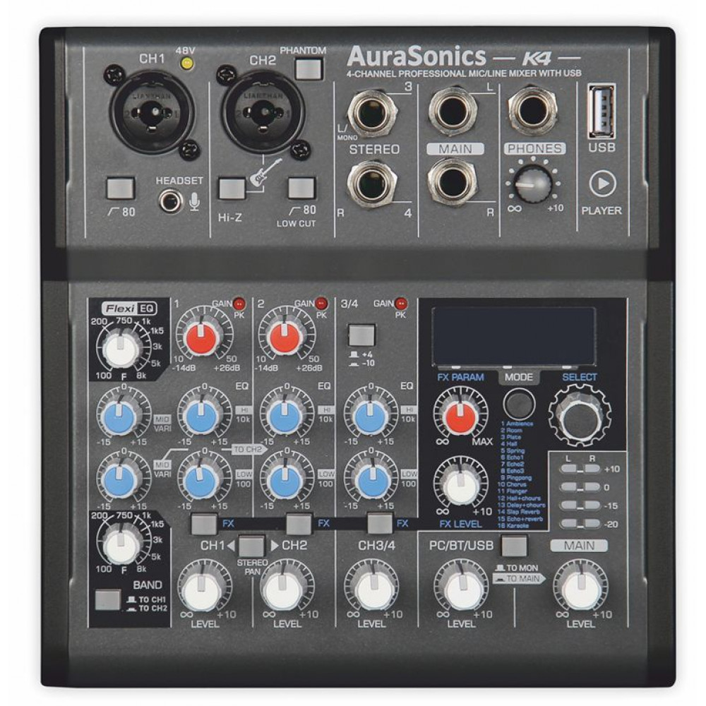 Микшерный пульт AuraSonics K4