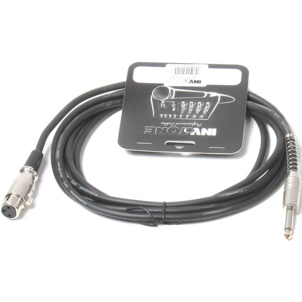 Кабель микрофонный INVOTONE ACM1003 BK