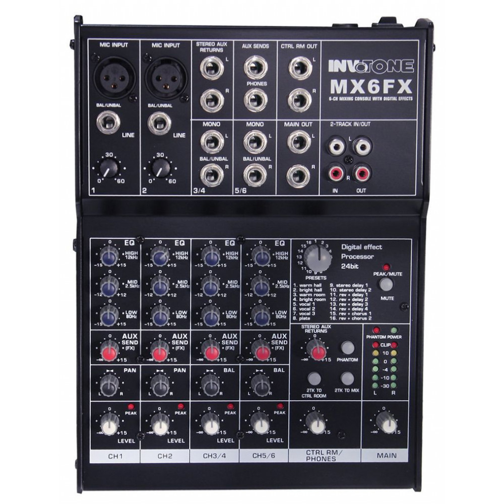 Микшерный пульт INVOTONE MX6FX