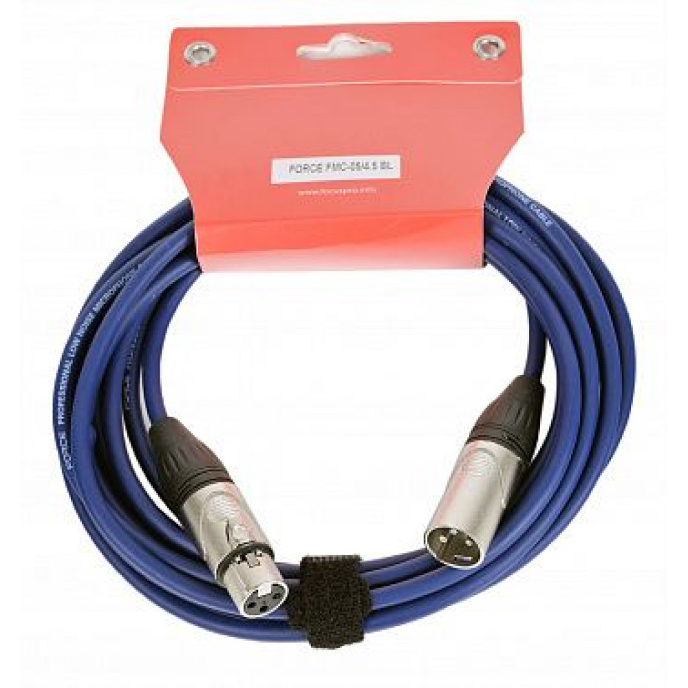 МИКРОФОННЫЙ КАБЕЛЬ FORCE FMC-05/4,5 BL