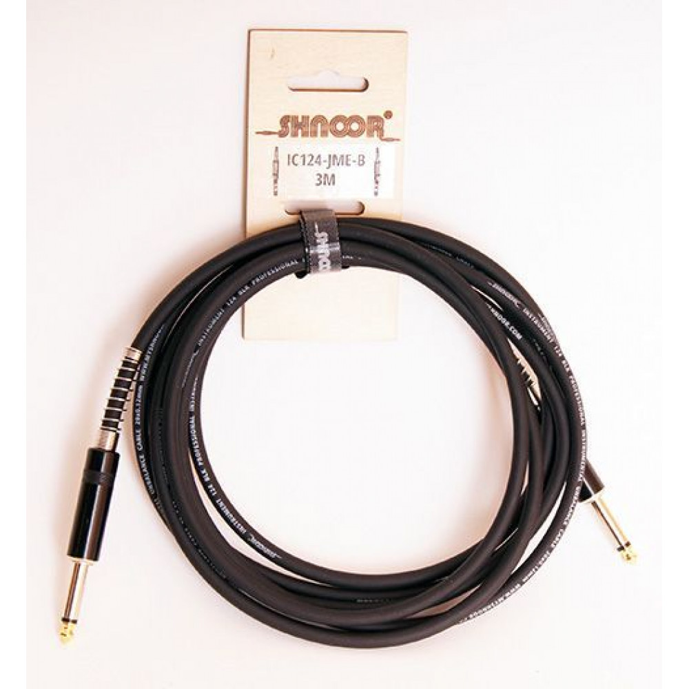 Кабель инструментальный SHNOOR IC124-JMe-B-3m