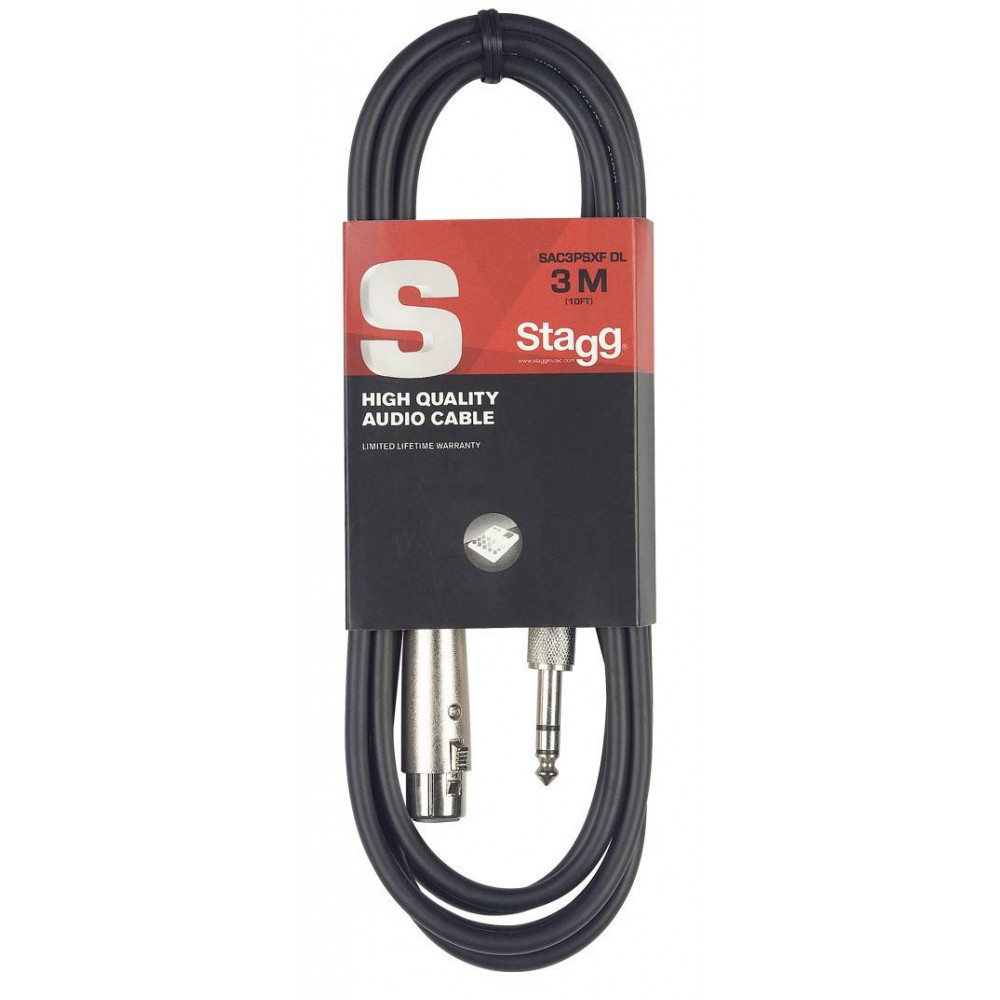 Аудио кабель STAGG SAC3PSXF DL