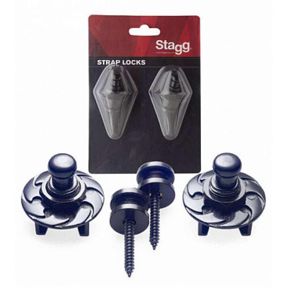 КНОПКИ КРЕПЛЕНИЯ РЕМНЯ STAGG SSL1 BK