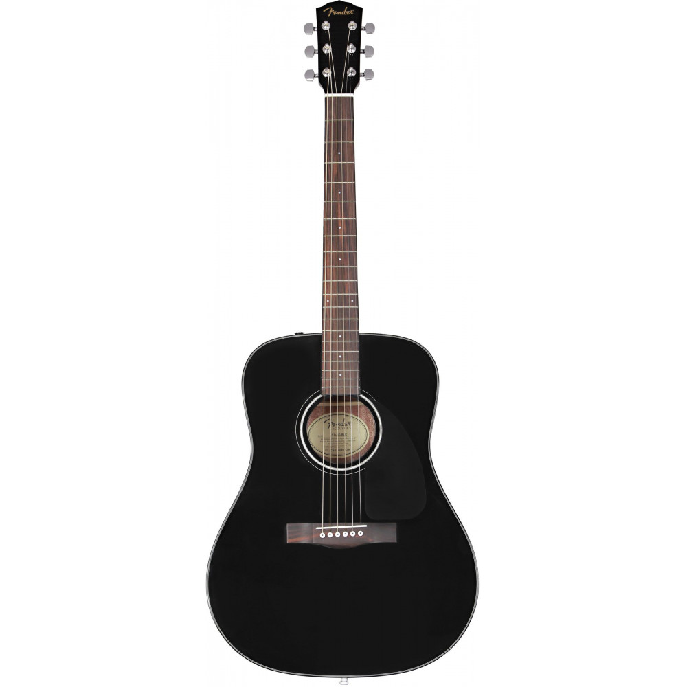 Акустика FENDER CD-60 DREAD V3 DS BLK WN