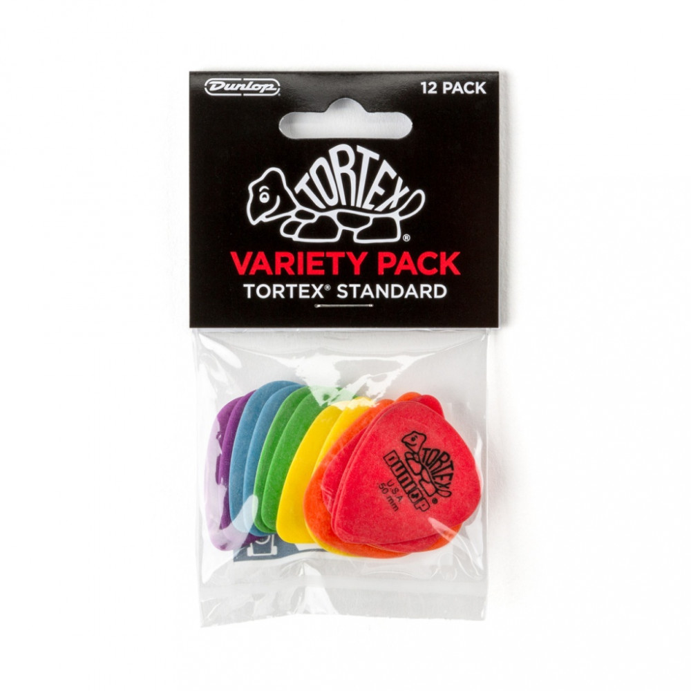 PVP418 Tortex Standard Набор медиаторов, 12шт, Dunlop