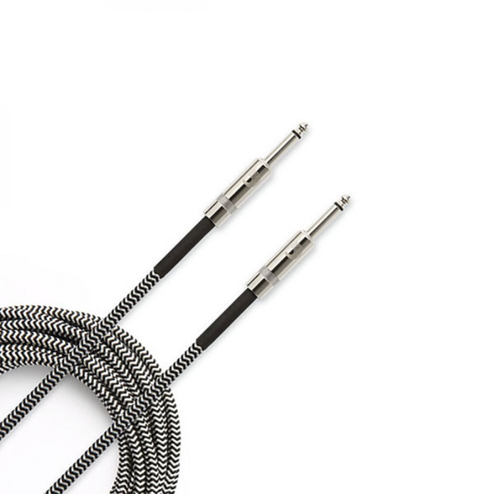 PW-BG-15BG Custom Series Braided Кабель инструментальный, 4,5м, серый, Planet Waves