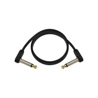 Инструментальный патч-кабель D'Addario PW-FPRR-02 Custom Series Flat, 1шт, 60см