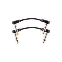 Инструментальный патч-кабель D'Addario PW-FPRR-202 Custom Series Flat, 2шт, 5см