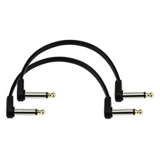 PW-FPRR-206OS Custom Series Flat Offset Инструментальный патч-кабель, 2шт, 15см, Planet Waves