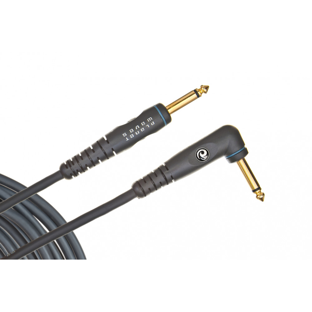 PW-GRA-20 Custom Series Инструментальный кабель, угловой коннектор, 6.1м, Planet Waves