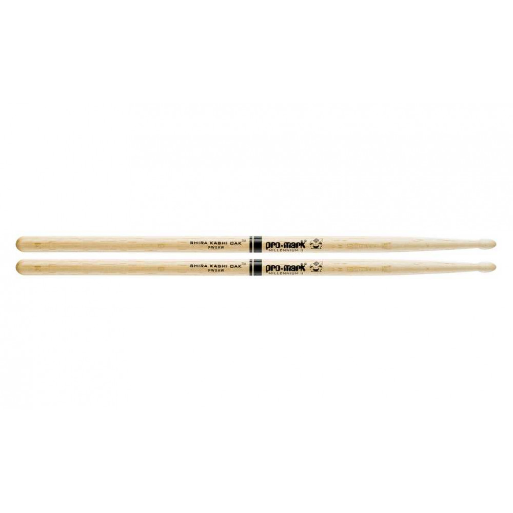 PW5AW Shira Kashi Барабанные палочки, дуб, деревянный наконечник, 5A, ProMark