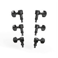Колки для гитары D'Addario PWAT-332L Auto-Trim, 3+3, локовые, черные