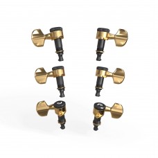 PWAT-333L Auto-Trim Колки для гитары, 3+3, локовые, золото, D'Addario