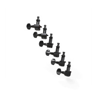 Колки для гитары D'Addario PWAT-6R2 Auto-Trim, 6л, локовые, черные
