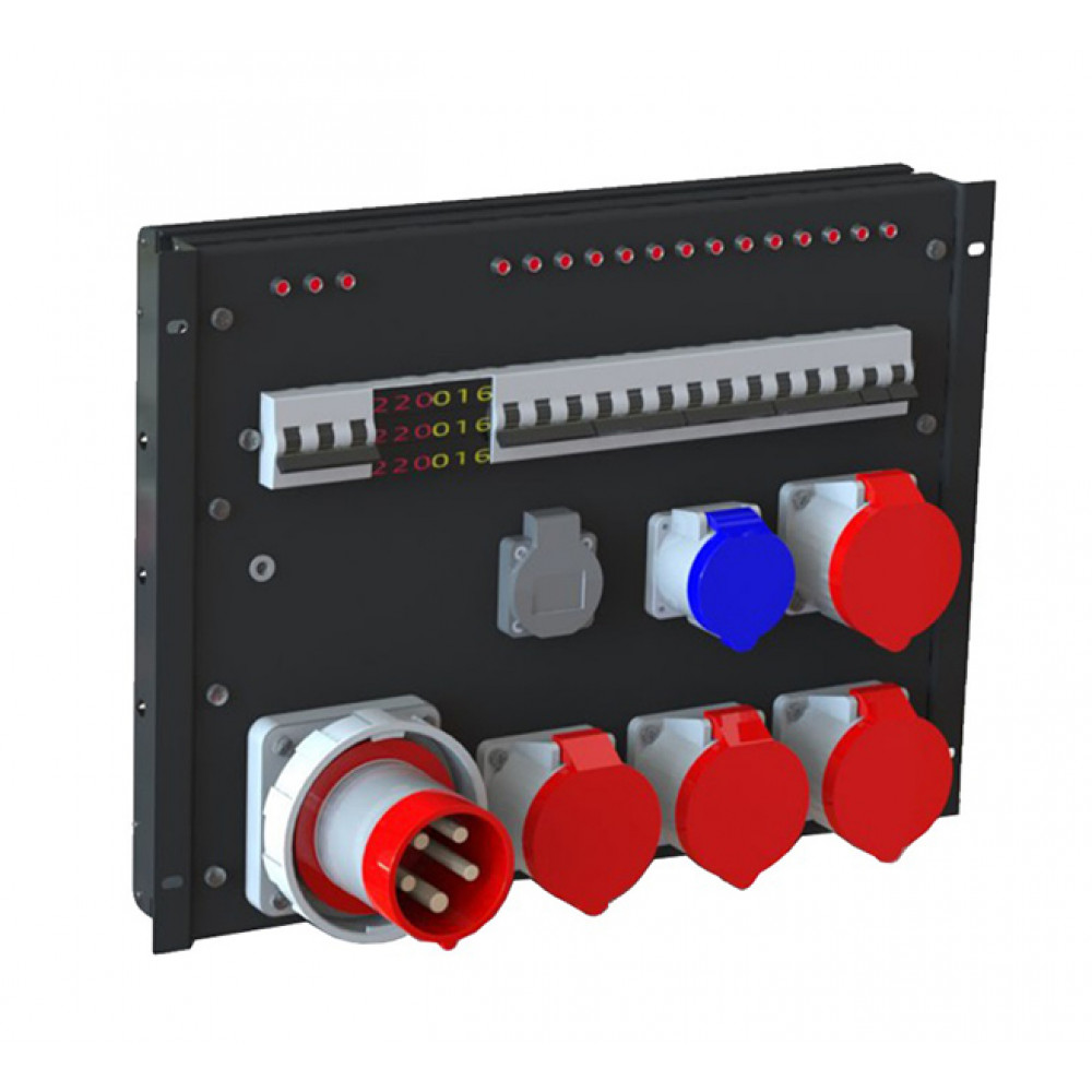 R551AV Дистрибьютор питания, рэковый, EDS