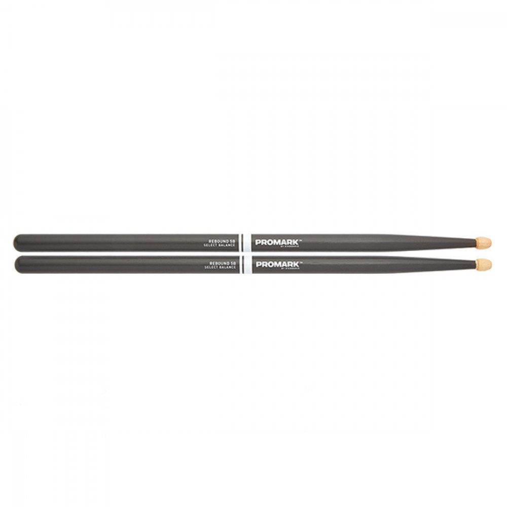 RBH565AW-GRAY 5A Rebound Барабанные палочки, серые, смещенный баланс, орех гикори, ProMark