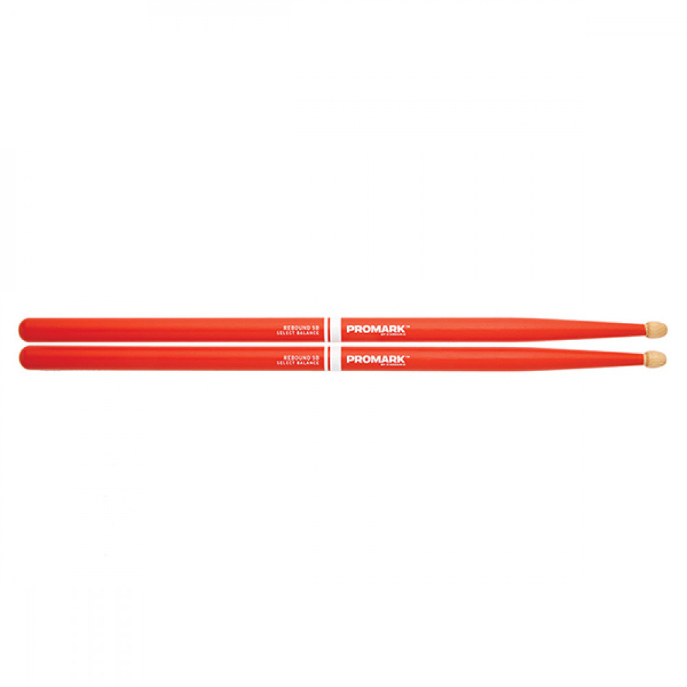RBH595AW-ORANGE 5B Rebound Барабанные палочки, оранжевые, смещенный баланс, орех гикори, ProMark
