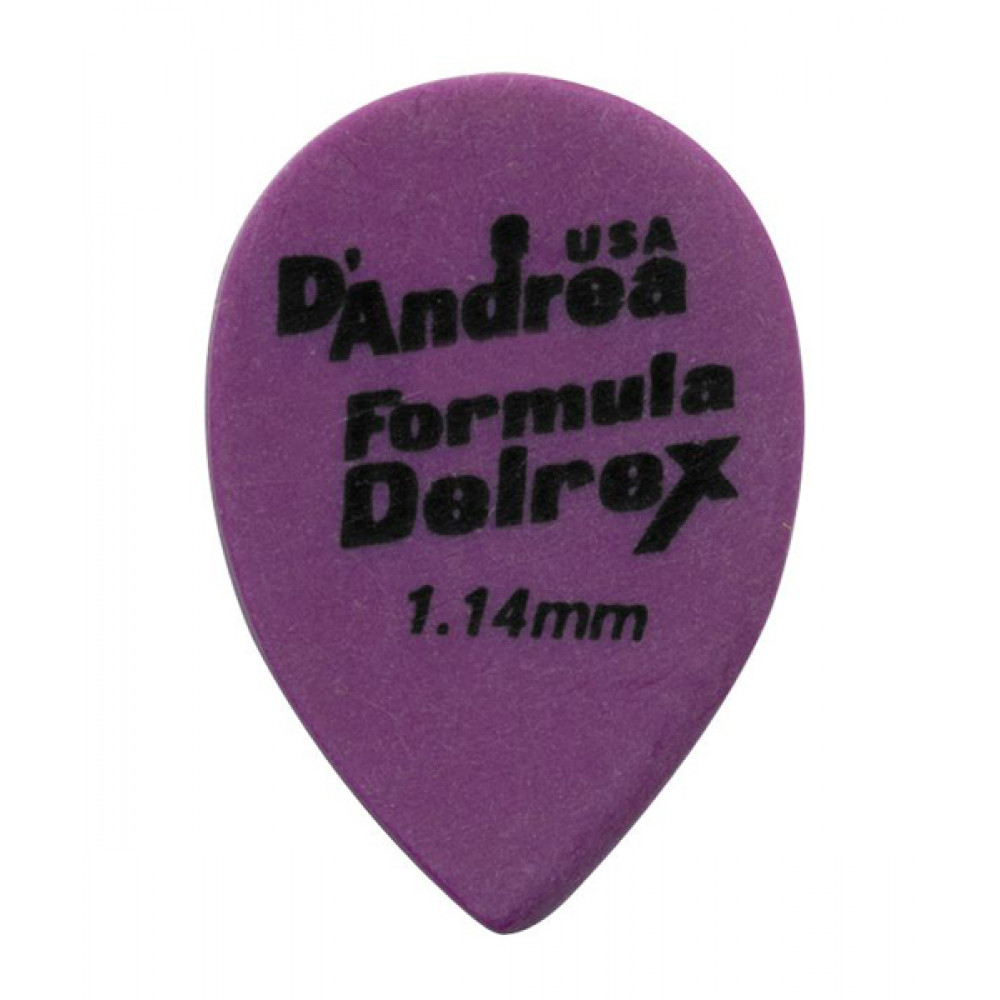 RD358-1.14XH Медиаторы 72шт, маленькая капля, матовая поверхность. D`Andrea